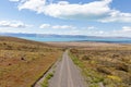 Dirty road to `Cerro Moyano` at at El Calafate - Argentina