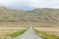 Dirty road to `Cerro Moyano` at at El Calafate - Argentina