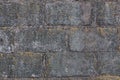 Dirty rusted gray colored cement brick background