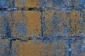 Dirty rusted grey colour cement brick background
