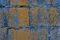 Dirty rusted grey colour cement brick background Royalty Free Stock Photo