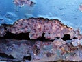 Dirty rusted iron material