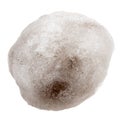 Dirty snowball or hailstone Royalty Free Stock Photo