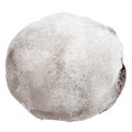 Dirty snowball or hailstone Royalty Free Stock Photo