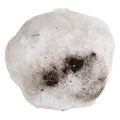 Dirty snowball or hailstone Royalty Free Stock Photo