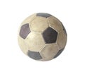 Dirty soccer ball