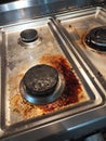 Dirty stove