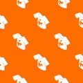 Dirty tshirt pattern vector orange