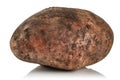 Dirty, unwashed potato