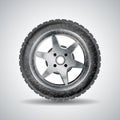 Dirty wheel Royalty Free Stock Photo