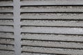 Dirty white air conditioning vent