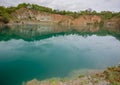 Dis-Used Quarry Royalty Free Stock Photo