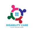 Disability home care logo designs