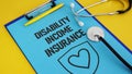 Disability Income Insurance is shown using the text Royalty Free Stock Photo
