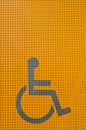 Disability sign Royalty Free Stock Photo