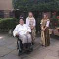 Disabled actor and actresses performing Shakespeare plays in Shakespeare Birthplace