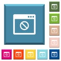 Disabled application white icons on edged square buttons