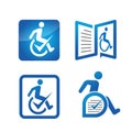 Disabled assisted logo