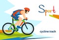 Disabled Athlete Cycling Track Sport Competition