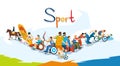 Disabled Athletes Sport Competition Banner