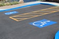 Disabled car park spaces