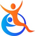 Disabled care logo