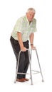 Disabled casual mature man Royalty Free Stock Photo
