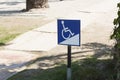 Disabled Handicap Handicapped Symbol Concept. Disability Insurance photo