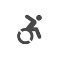 Disabled icon design template vector isolated Royalty Free Stock Photo