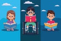 Disabled kids reading