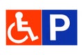 Disabled Parking Royalty Free Stock Photo