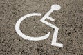 Disabled parking permit Royalty Free Stock Photo