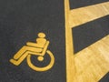 Disabled parking sign