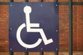 Disabled parking sign