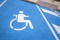 Disabled Parking Sign Royalty Free Stock Photo