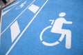 Disabled Parking Sign Royalty Free Stock Photo