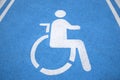 Disabled Parking Sign Royalty Free Stock Photo