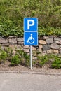 Disabled parking space