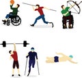 Disabled people go in for sports