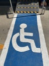 Disabled ramp symbol