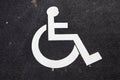 Disabled Sign Royalty Free Stock Photo