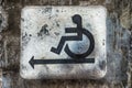 Disabled sign Royalty Free Stock Photo