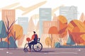 Disabled teenage boy in wheelchair playing basketball on outdoor court,vector illustration flat