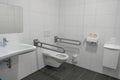 Disabled toilet in a public building in Hamburg, Germany, Europe Royalty Free Stock Photo