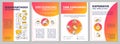 Disadvantages of planning red gradient brochure template