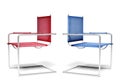 Disagreement office chairs Royalty Free Stock Photo