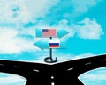 Disagreements between the US and Russia