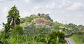 Disappearing rural road Ekiti State Nigeria, disappearing road, Ekiti hills, 