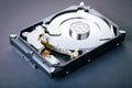 Disassembled computer hard drive Royalty Free Stock Photo