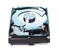 Disassembled computer hard drive Royalty Free Stock Photo